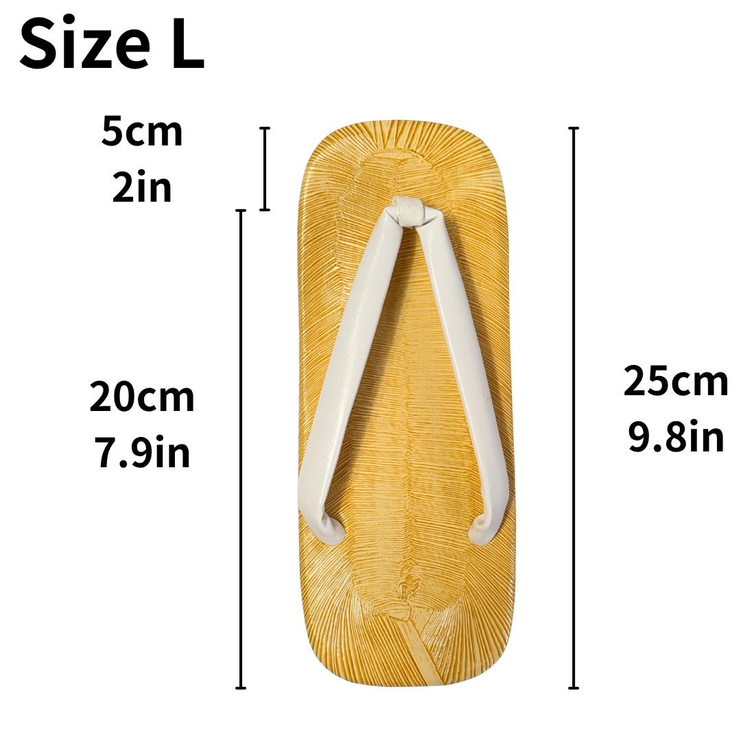 Japanese Men's Setta Sandals - Comfortable Sponge Sole (Sizes L, LL,3L)