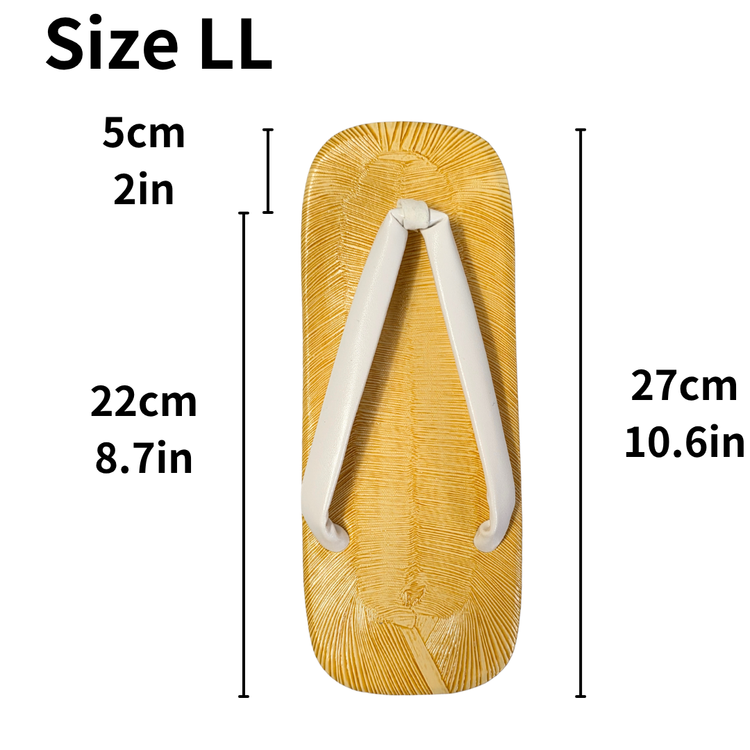 Japanese Men's Setta Sandals - Comfortable Sponge Sole (Sizes L, LL,3L)