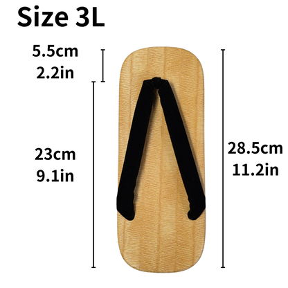 Japanese Men's Setta Sandals - Comfortable Sponge Sole (Sizes L, LL,3L)