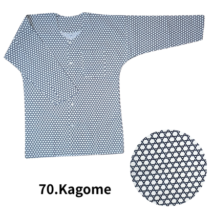 Traditional Japanese Koiguchi Work Shirt 100% Cotton Festival & Workwear