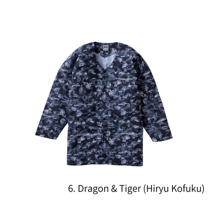 TORAICHI Japanese Pattern Koikuchi Shirt