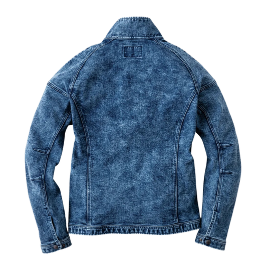 Denim Work Jacket - Chemical Stone Wash Stretch