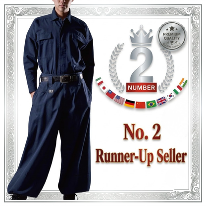 HOOH 4002 Nikkapokka pants Workwear Japanese Tobi Work Pants Navy Cotton 100%