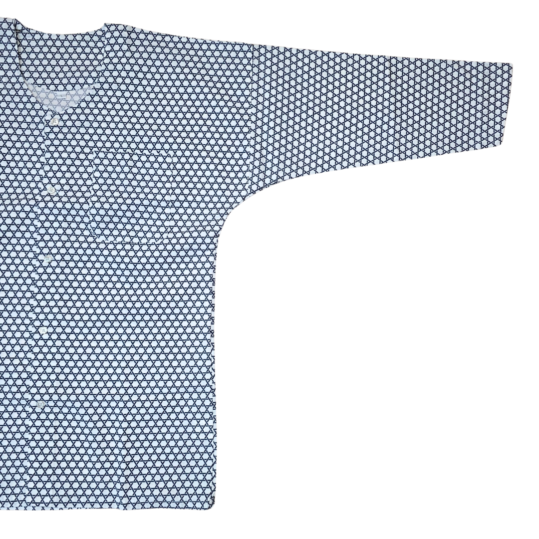 Traditional Japanese Koiguchi Work Shirt 100% Cotton Festival & Workwear