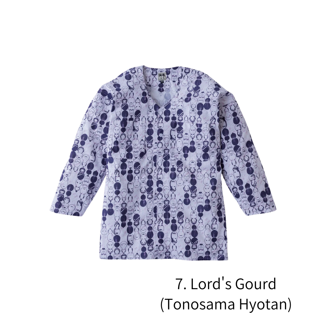 TORAICHI Japanese Pattern Koikuchi Shirt