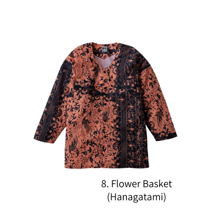 TORAICHI Japanese Pattern Koikuchi Shirt