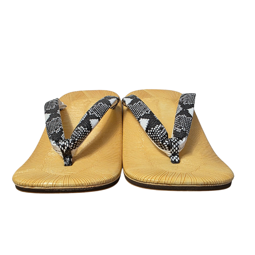 Japanese Men's Setta Sandals - Vinyl-Goza Surface / Traditional Thong Sandals (Size L & LL)