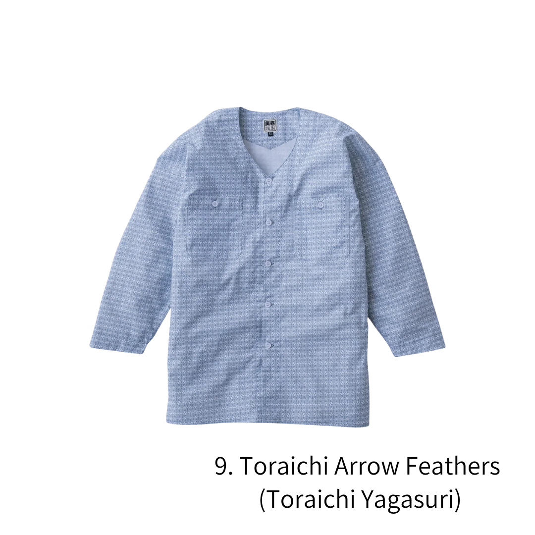 TORAICHI Japanese Pattern Koikuchi Shirt