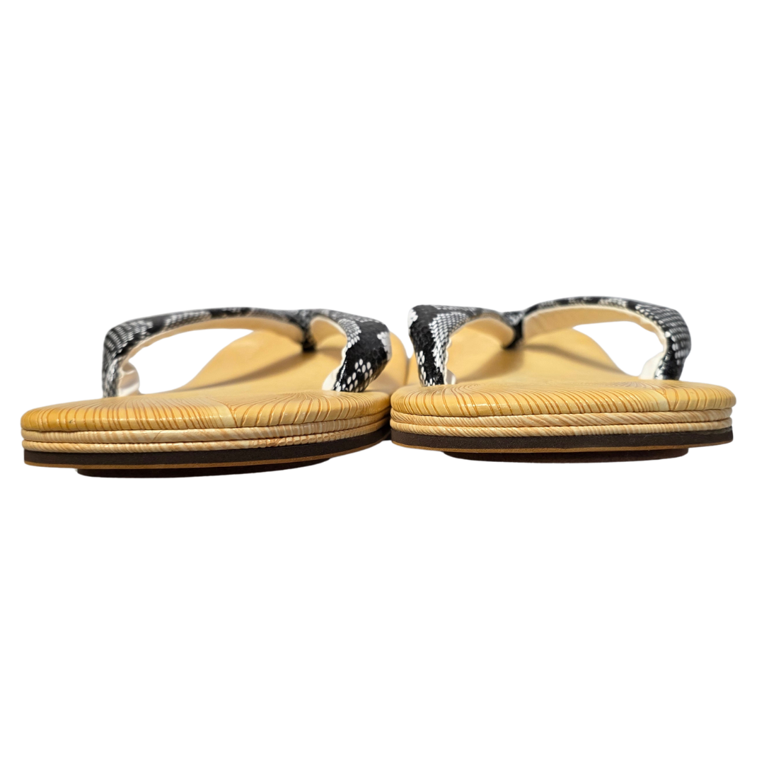 Japanese Men's Setta Sandals - Vinyl-Goza Surface / Traditional Thong Sandals (Size L & LL)