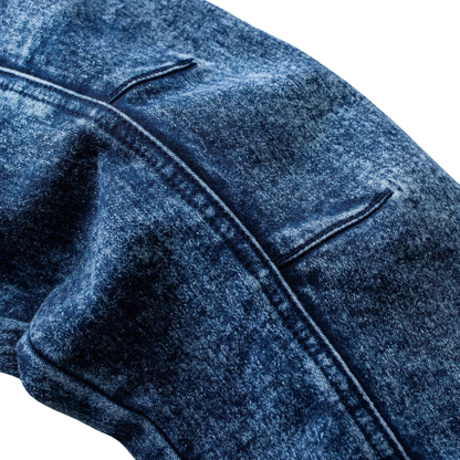 Denim Work Jacket - Chemical Stone Wash Stretch