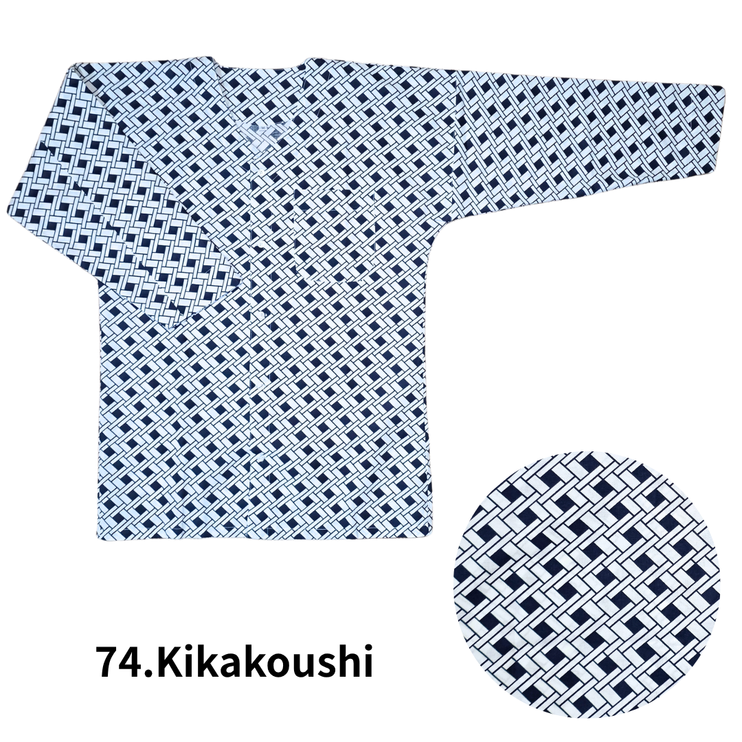Traditional Japanese Koiguchi Work Shirt 100% Cotton Festival & Workwear
