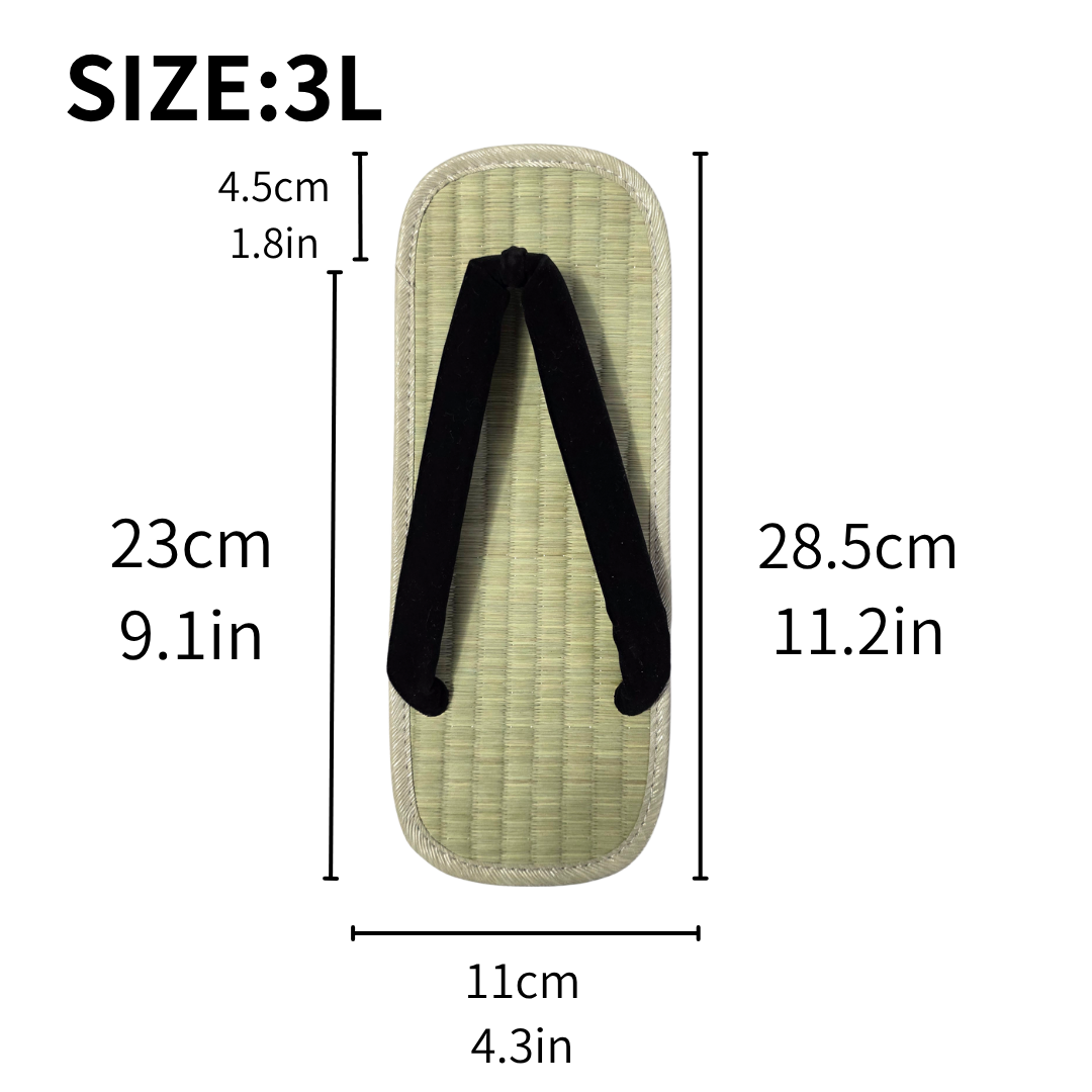 Authentic Japanese Tatami Setta Sandals - Breathable Straw Sandals for Summer Comfort