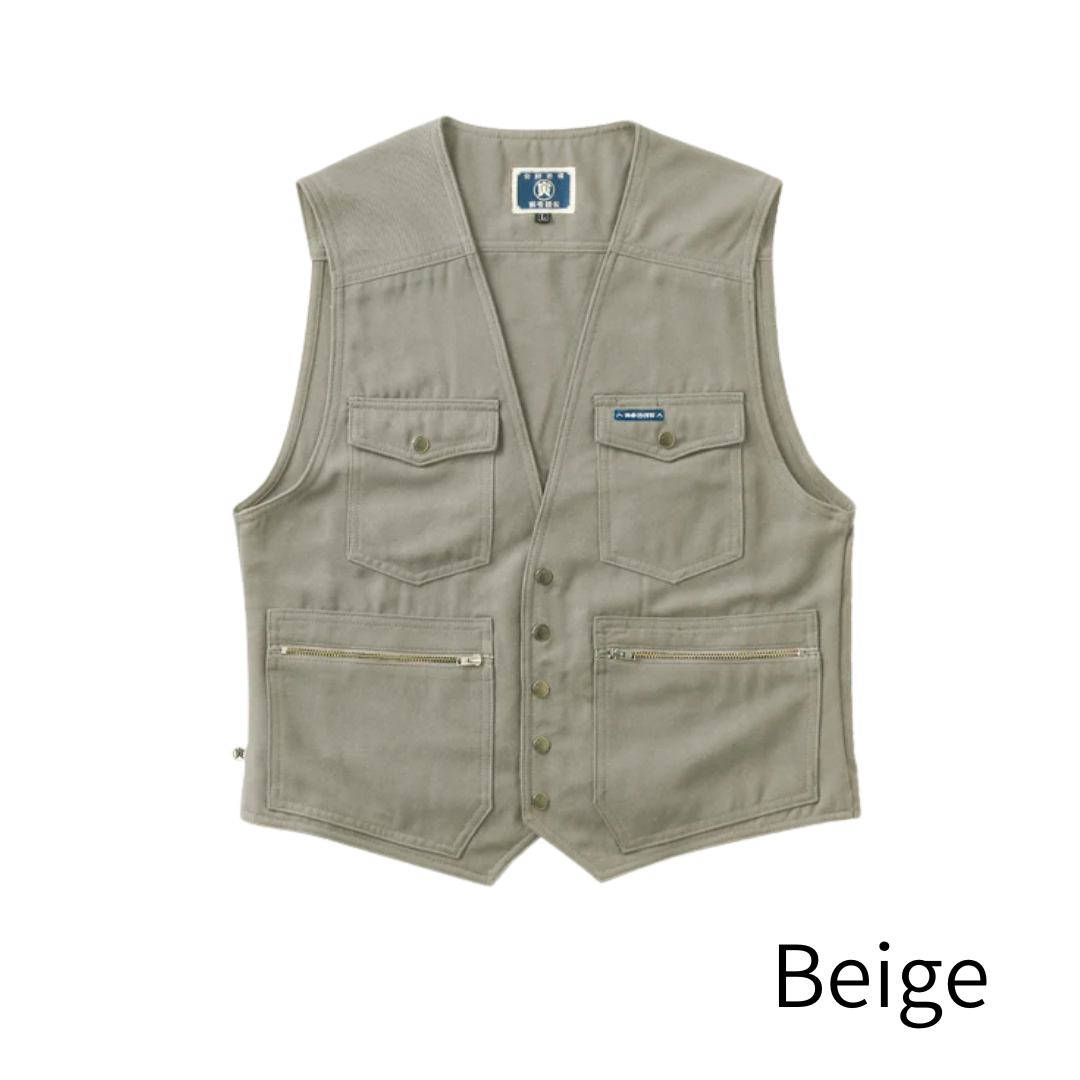 Toraichi 8020-611 Work Vest Japanese Tobi Workwear