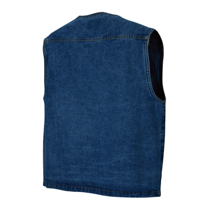 SHINMEN 820  Slab Denim Work Vest　