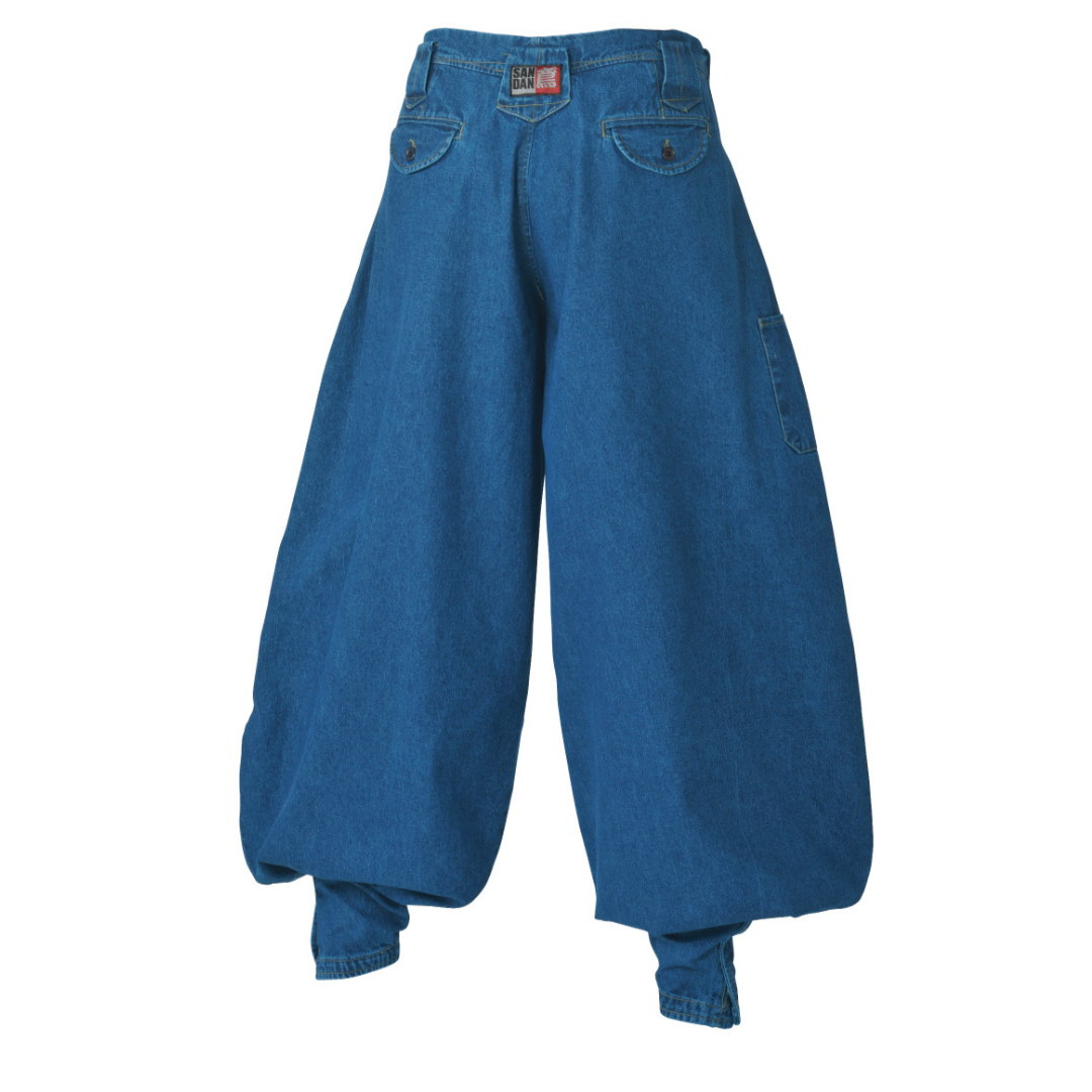 SHINMEN 822 Slab Denim Tobi Pants Japanese Workwear