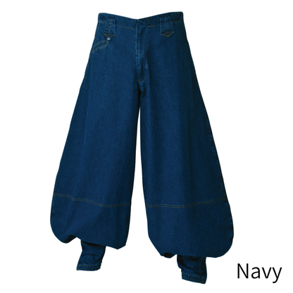 SHINMEN 822 Slab Denim Tobi Pants Japanese Workwear