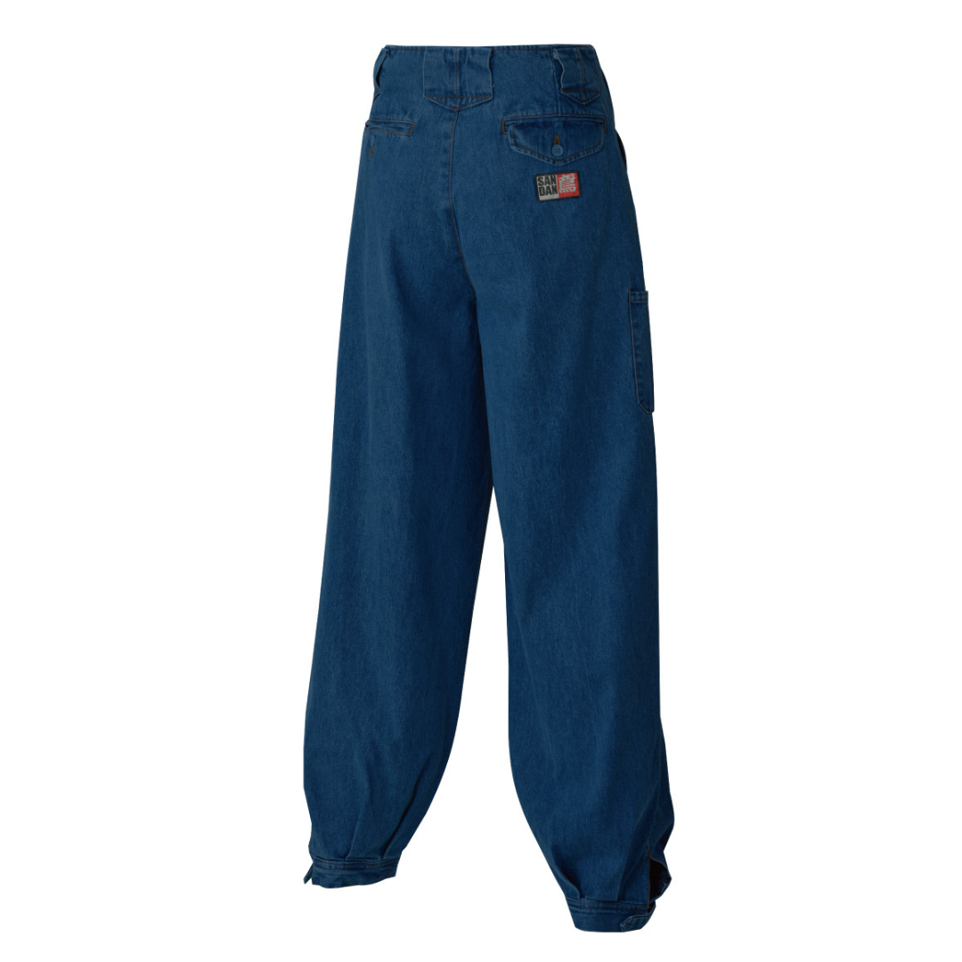 SHINMEN 825 Slab Denim Long Nikka Work Pants