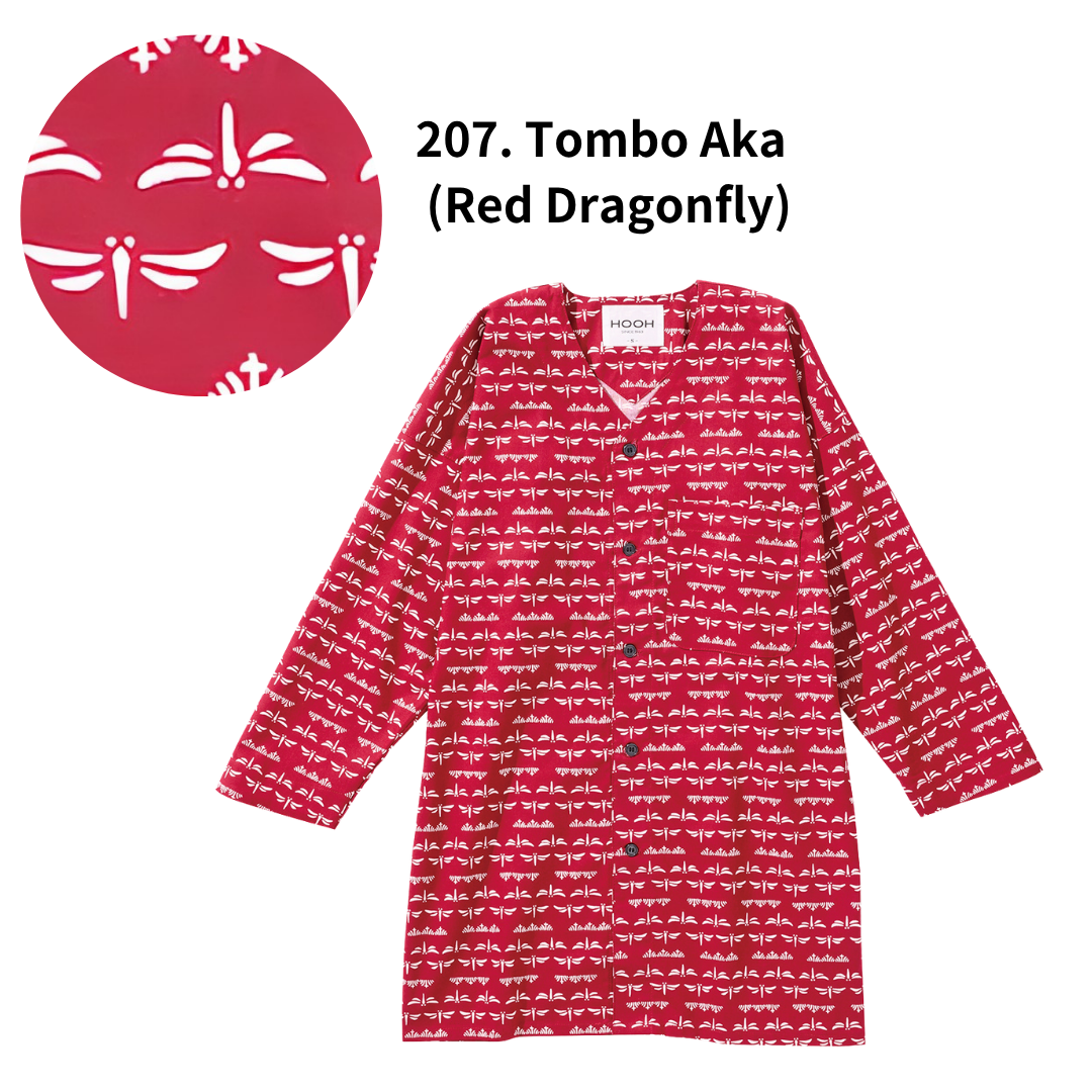 Traditional Japanese Workwear Koi-guchi Shirt - Authentic Wagara Cotton Top