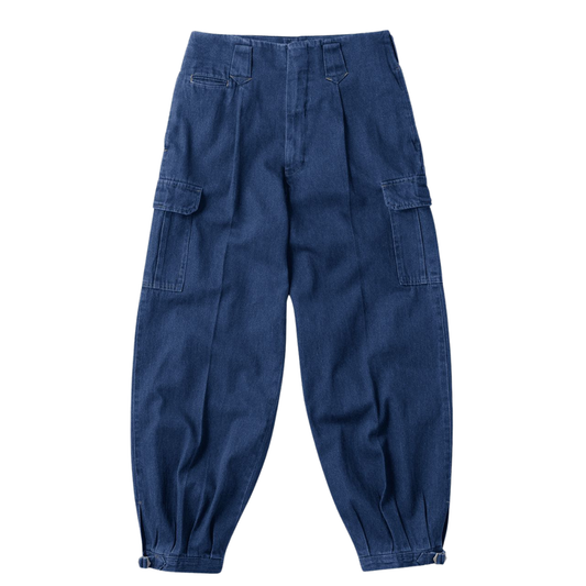 HOOH 1454 Japanese Tobi Nikkapokka Work Pants Ninja Denim