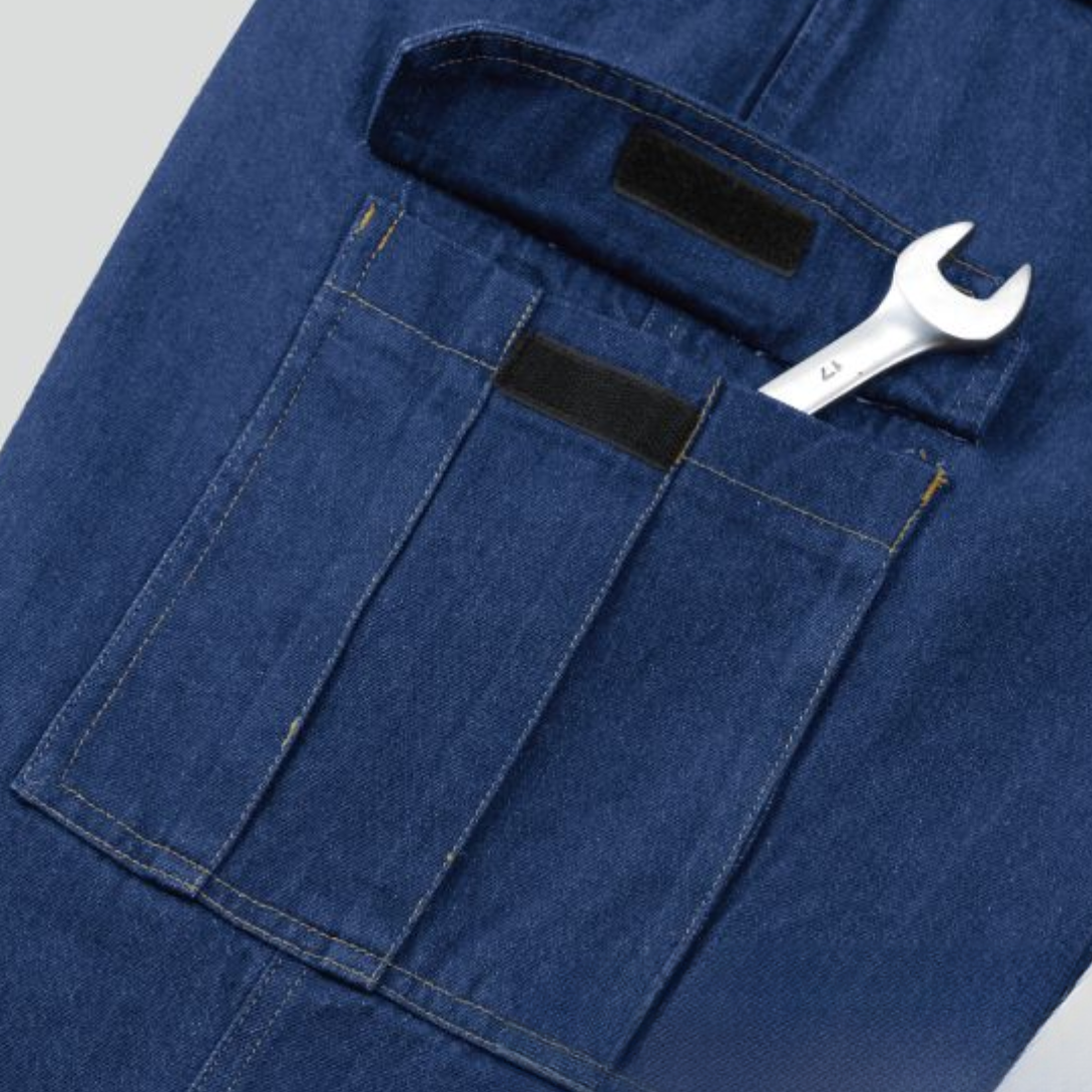 HOOH 1454 Japanese Tobi Nikkapokka Work Pants Ninja Denim