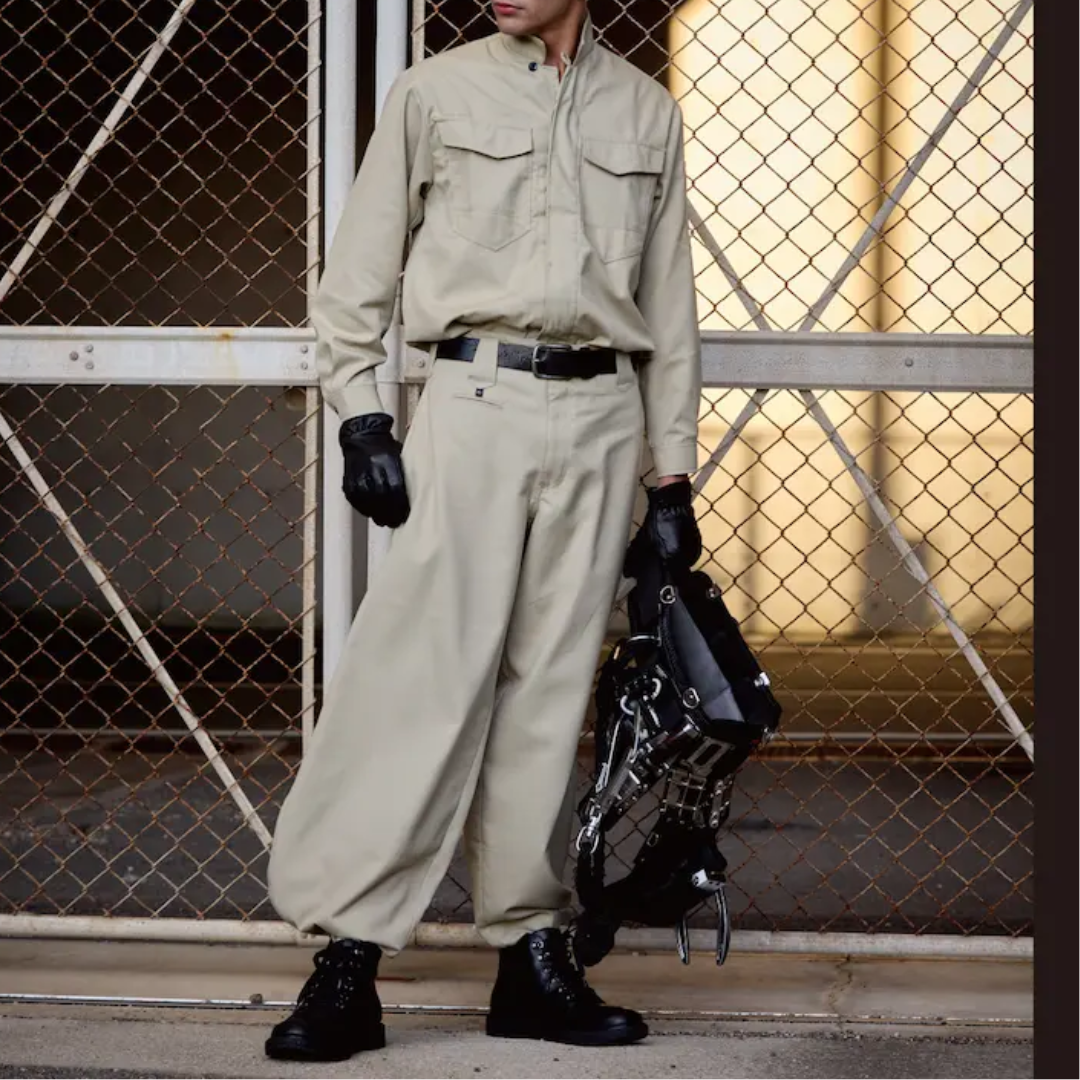 [10% OFF Bundle] HOOH2501,2508 Japanese Workwear Nikkapokka&Shirts Set　